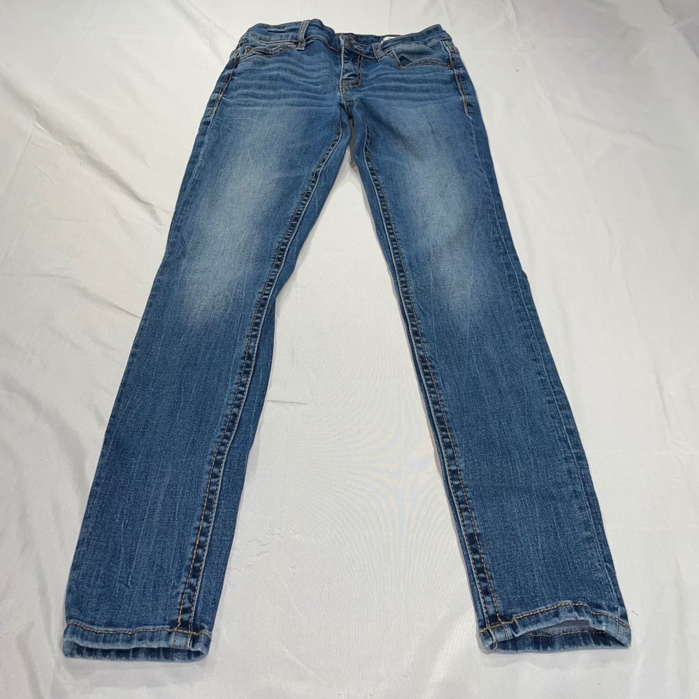 Daytrip Virgo Skinny Jeans Womens 26R Medium Wash Stretch Denim Mid Rise Pants